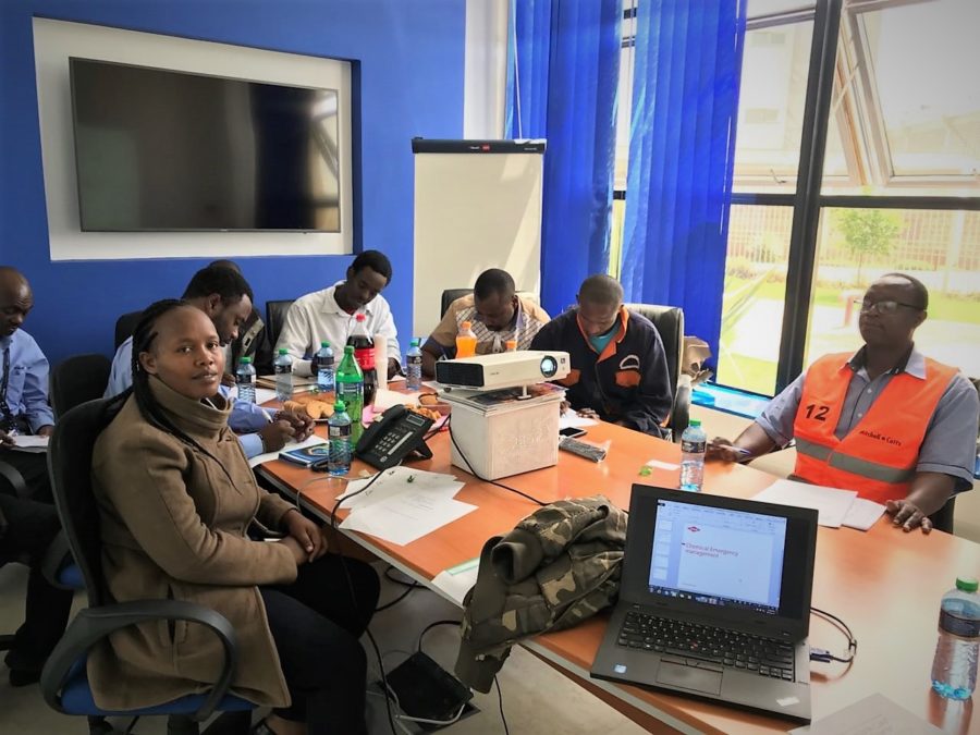 Chemical Emergency Management Training in REDA Kenya Branch