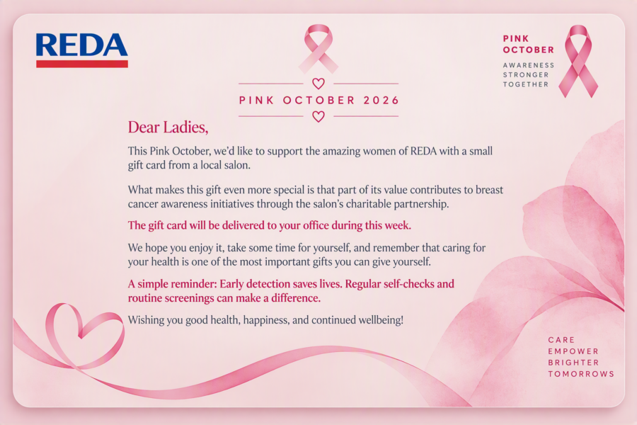 This Pink October, REDA came together to support a cause that touches many lives.